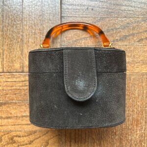 vintage tortoiseshell top handle purse